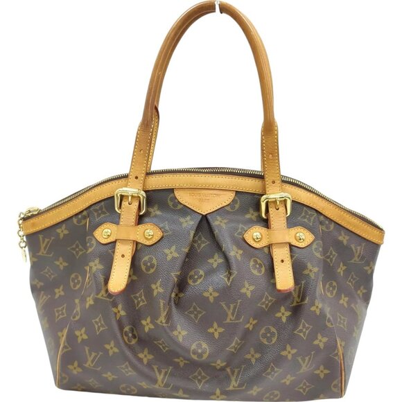 072411AL (S6) Louis Vuitton Tote Bag Tivoli GM Brown Monogram - Picture 1 of 9